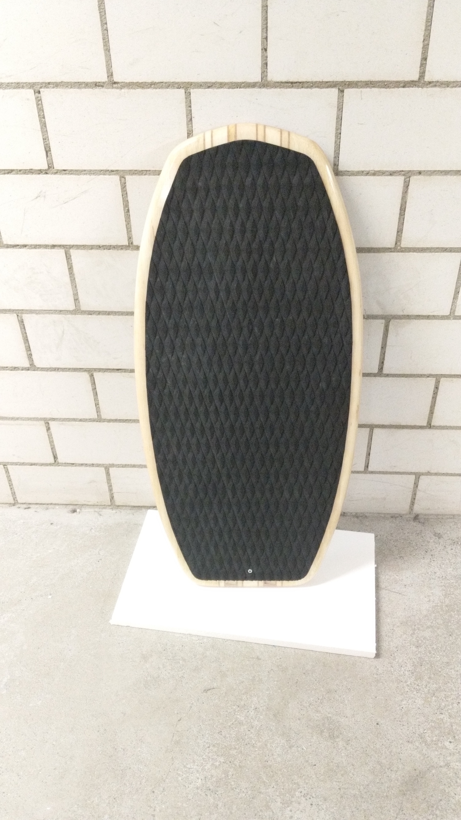 Finished Balsa Skate Foil Board Top